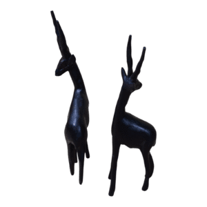 HANDCRAFTED WOODEN ANTELOPE – KENYAN ARTISAN SCULPTURE