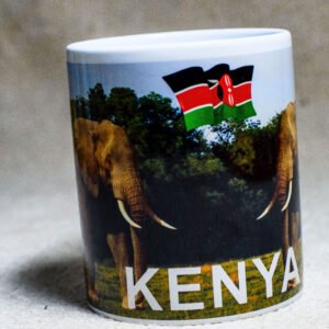 KENYAN MUG BIG (BIG 5 ANIMAL PRINTED)