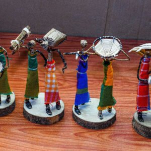 Proud Maasai men in traditional attire – celebrating Kenyan heritage and culture.