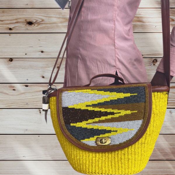 SISAL BEADED BAG