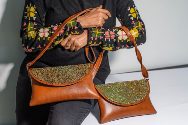leather beaded clutch bag scaled
